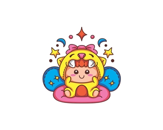 Baby Pillow Star Logo