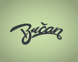 Bučan - lettering