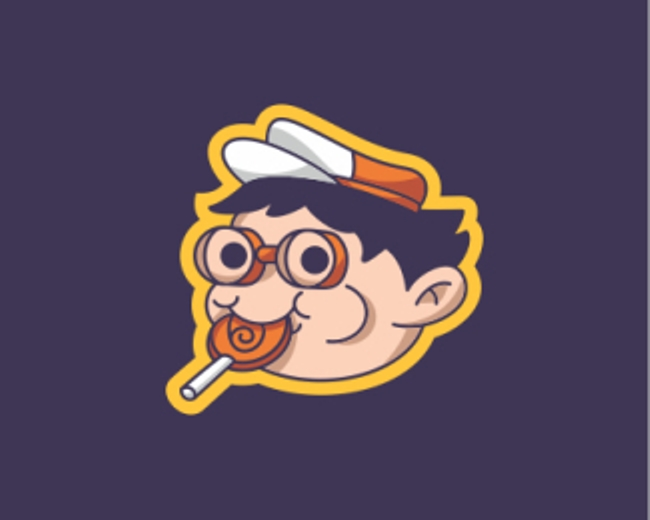 Glasses Candy Boy Logo