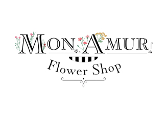 Flower shop logo