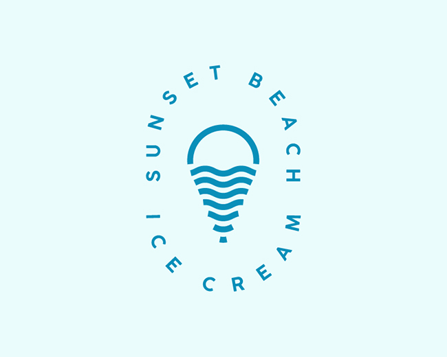 Sunset beach ice cream