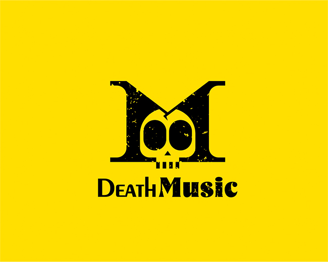 Skull M Logo