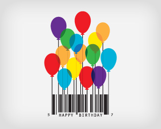 Happy B-Day Barcode