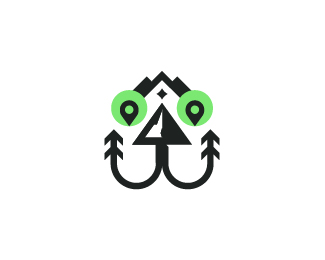 Abstract Mountain Logo