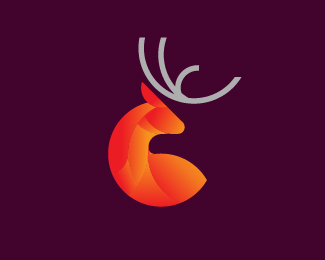 Deer logo design