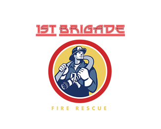 First Brigade Fire Rescue Logo