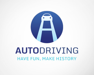 Auto Driving Logo Template