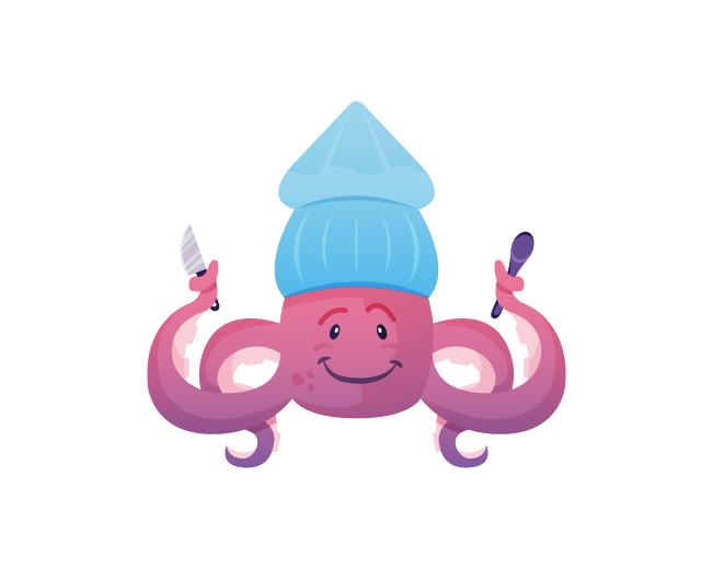 Squid Chef Logo