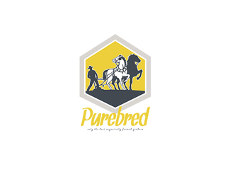 Purebred Organic Farm Produce Logo