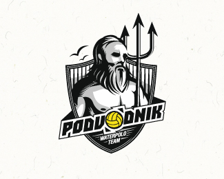 Podvodnik waterpolo team Logo