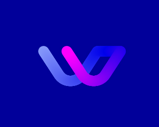 w letter mark logo concept