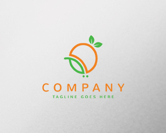 Fruit Market Logo Template Design