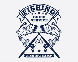 fishing logo badge