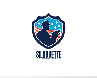 Silhouette Night Security Contractors Logo