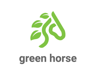 green horse