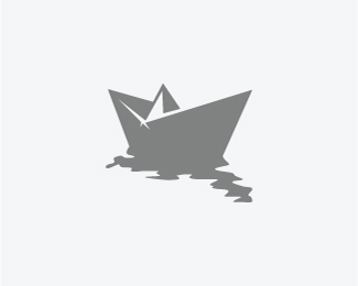 Paper boat logo