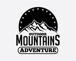 Mountains Logo Badges