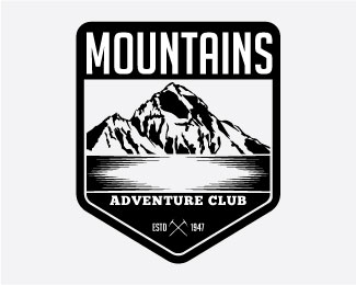 Mountains Logo Badges