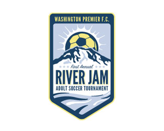 River Jam Soccer Tournament Logo