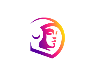 Woman Astronaut Logo