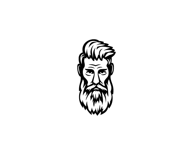 Bearded Man Logo