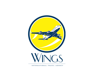 Wings International Travel Logo