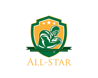 All-Star Football Coaching Logo