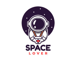 Astronaut Logo Design