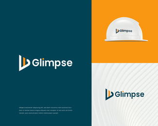 Glimpse - construction - Real estate - Logo Trends