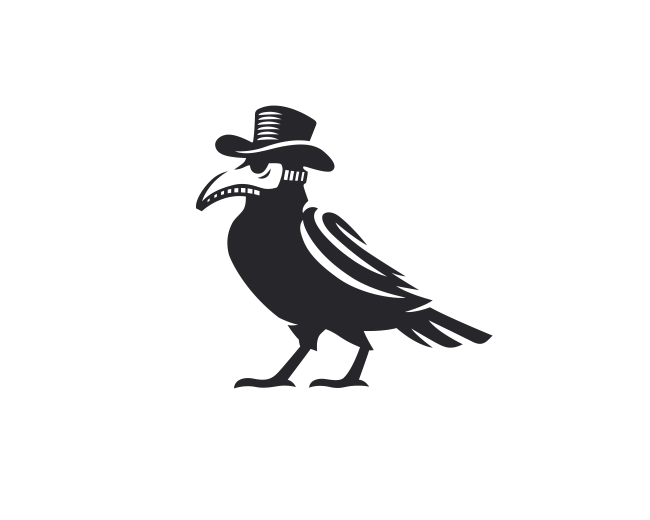 Raven Plague Doctor Logo