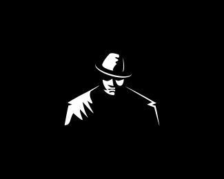 Mafia boss logo