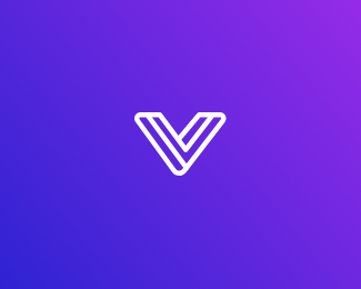 v logo icon