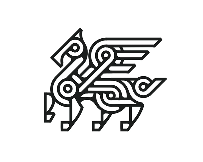 Griffin logomark design