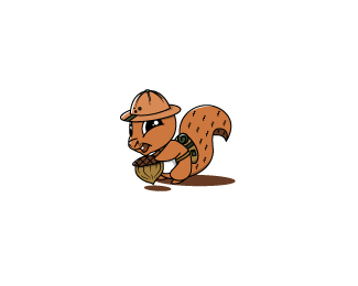 Squirrel Mascot