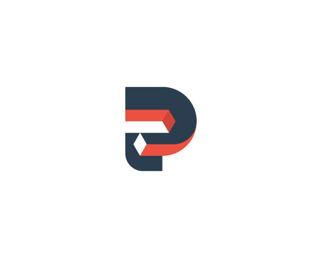 Impossible P Monogram Logo