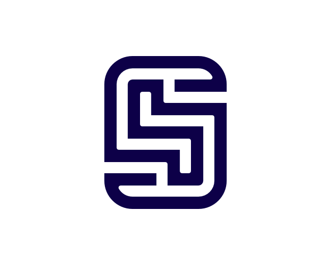 Letter S Labyrinth Logo