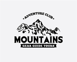 Mountains Logo Badges