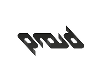 PROUD ambigram