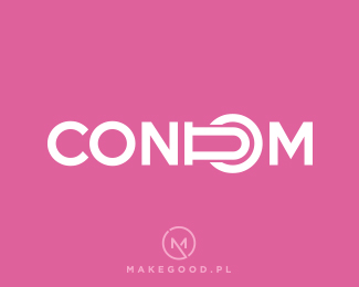 CONDOM LETTERS  -  logo design