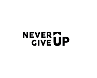 never give up