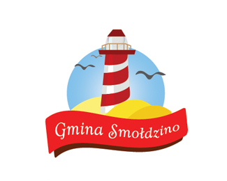 logo for a town near sea